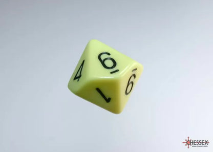 Chessex - Opaque Pastel Yellow-black Set of Ten d10s - CHX25262 - Good Games