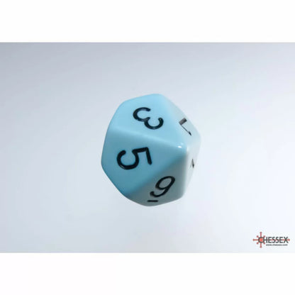 Chessex - Opaque Pastel Blue-black Set of Ten d10s - CHX25266 - Good Games