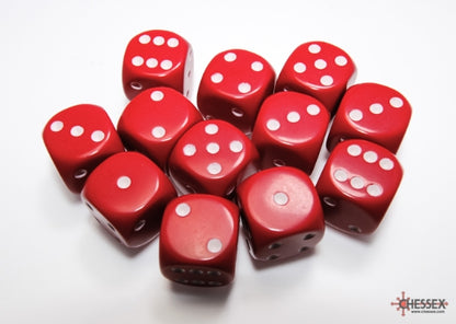 Chessex Opaque Red/White (CHX 25604) - Good Games