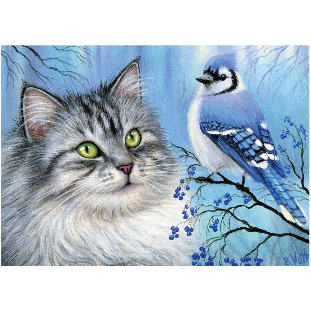 Holdson - Chance Encounter Blue Winter Friend 500xl Piece Jigsaw - Good Games