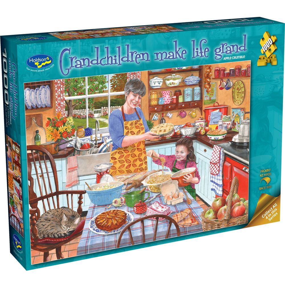 Holdson - Grand Children Make Life Grand Apple Crumble 1000 Piece Jigsaw - Good Games