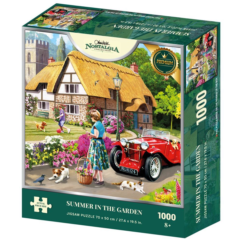 Nostalgia Summer In The Garden 1000 Piece Jigsaw - Good Games