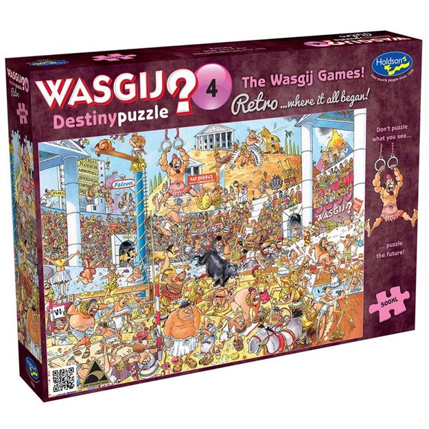 Wasgij Retro Destiny #4 The Wasgij Games 500 XL Piece Puzzle - Good Games
