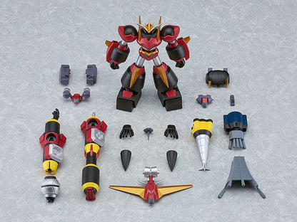 Moderoid Dai-Guard assembled kit with interchangeable parts including hands weapons and drill accessories