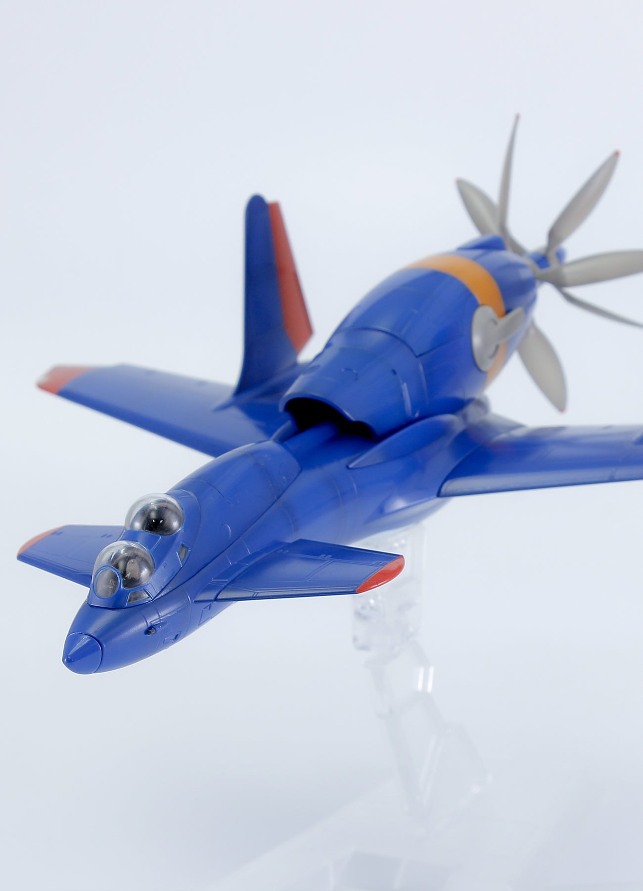 Top view showing twin cockpits and wings