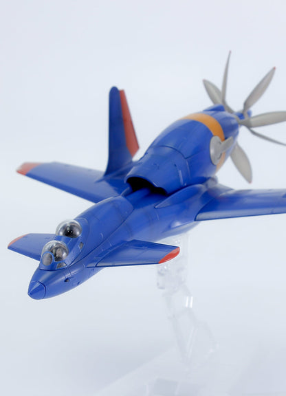 Top view showing twin cockpits and wings