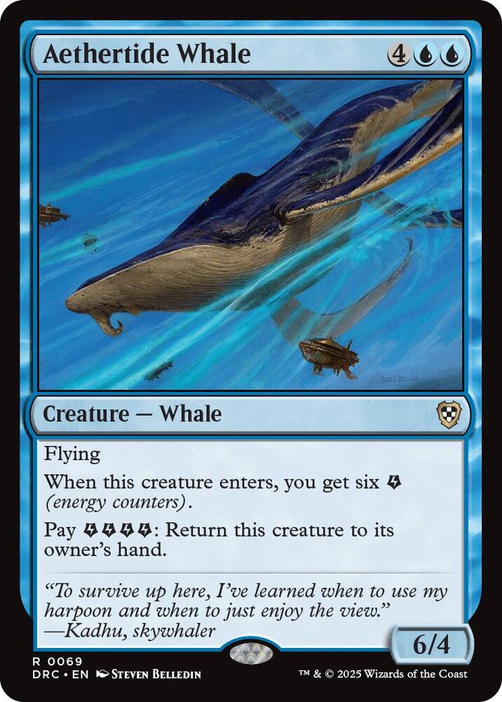 Aethertide Whale 69/187 (Commander: Aetherdrift) 