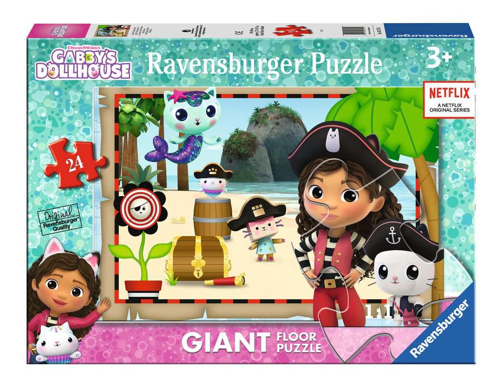 Ravensburger - Gabby's Dollhouse Giant Floor Puzzle 24 Pieces - Good Games