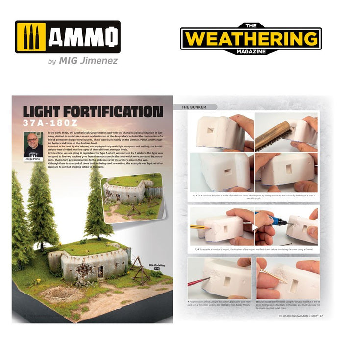 Ammo by MIG - Book - The Weathering Magazine 35 – Grey (Preorder) - Good Games