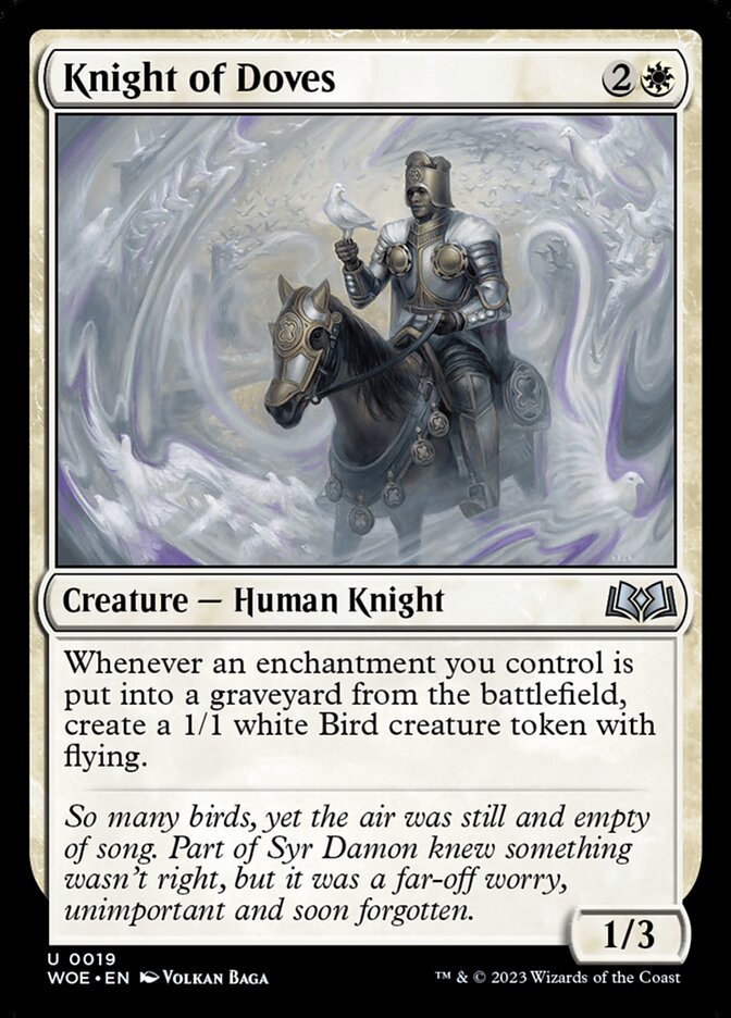 Knight of Doves 19/276 (Wilds of Eldraine) 