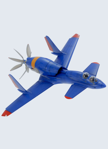 Underside view showing landing gear and panels
