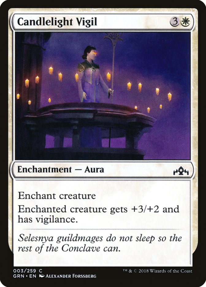 Candlelight Vigil 3/259 (Guilds of Ravnica) 