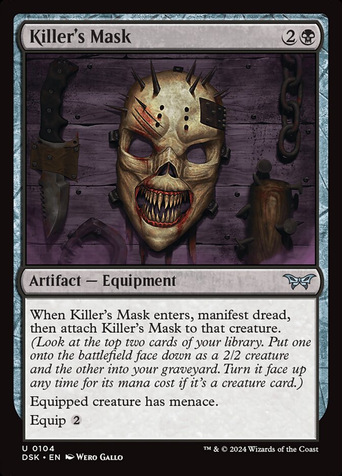 Killer's Mask 104/286 (Duskmourn: House of Horror) 