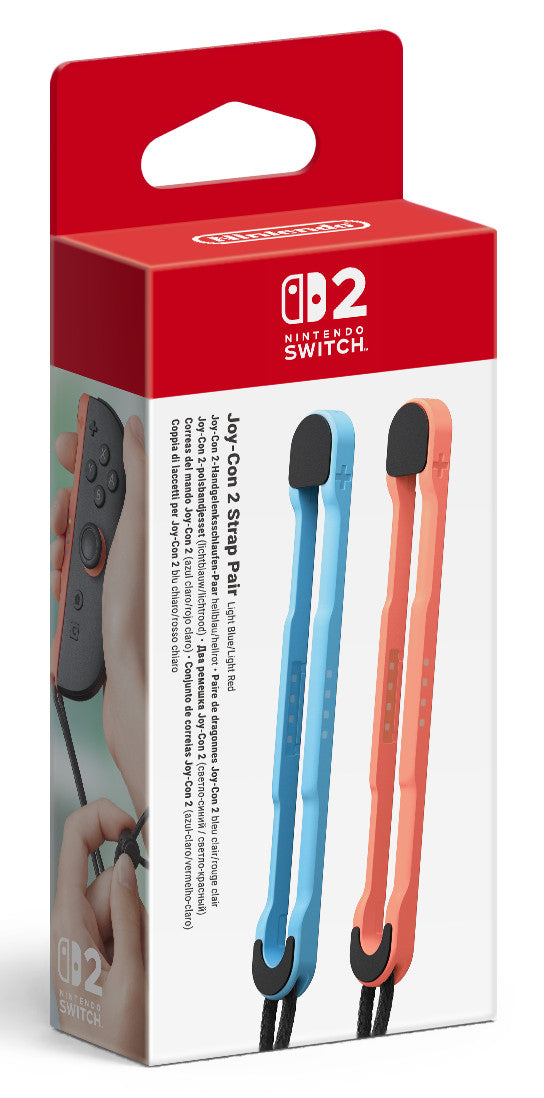 Nintendo Switch 2 Joy-Con 2 Strap Pair - Light Blue/Light Red
