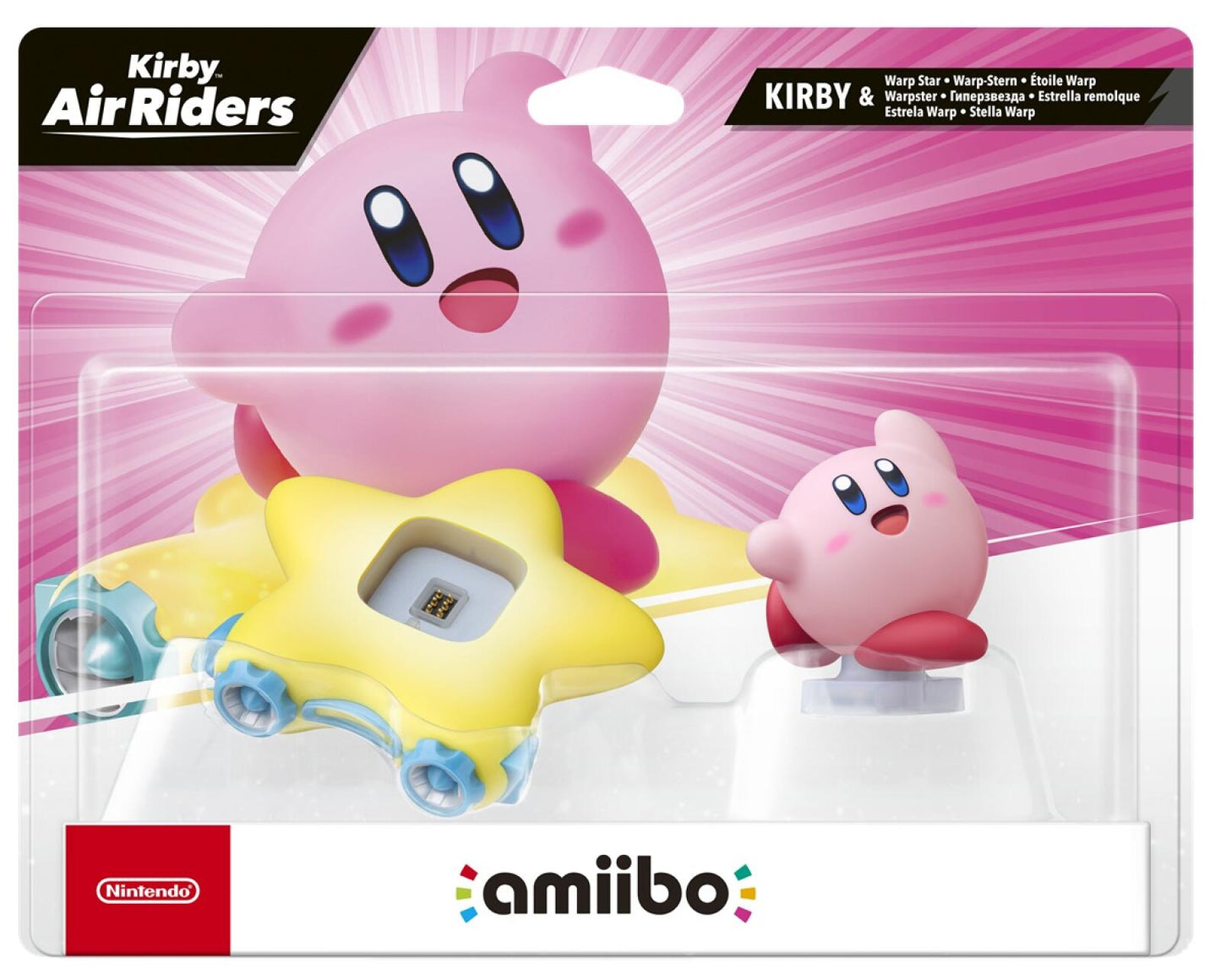 Nintendo Switch amiibo Kirby Air Riders - Kirby & Warp Star