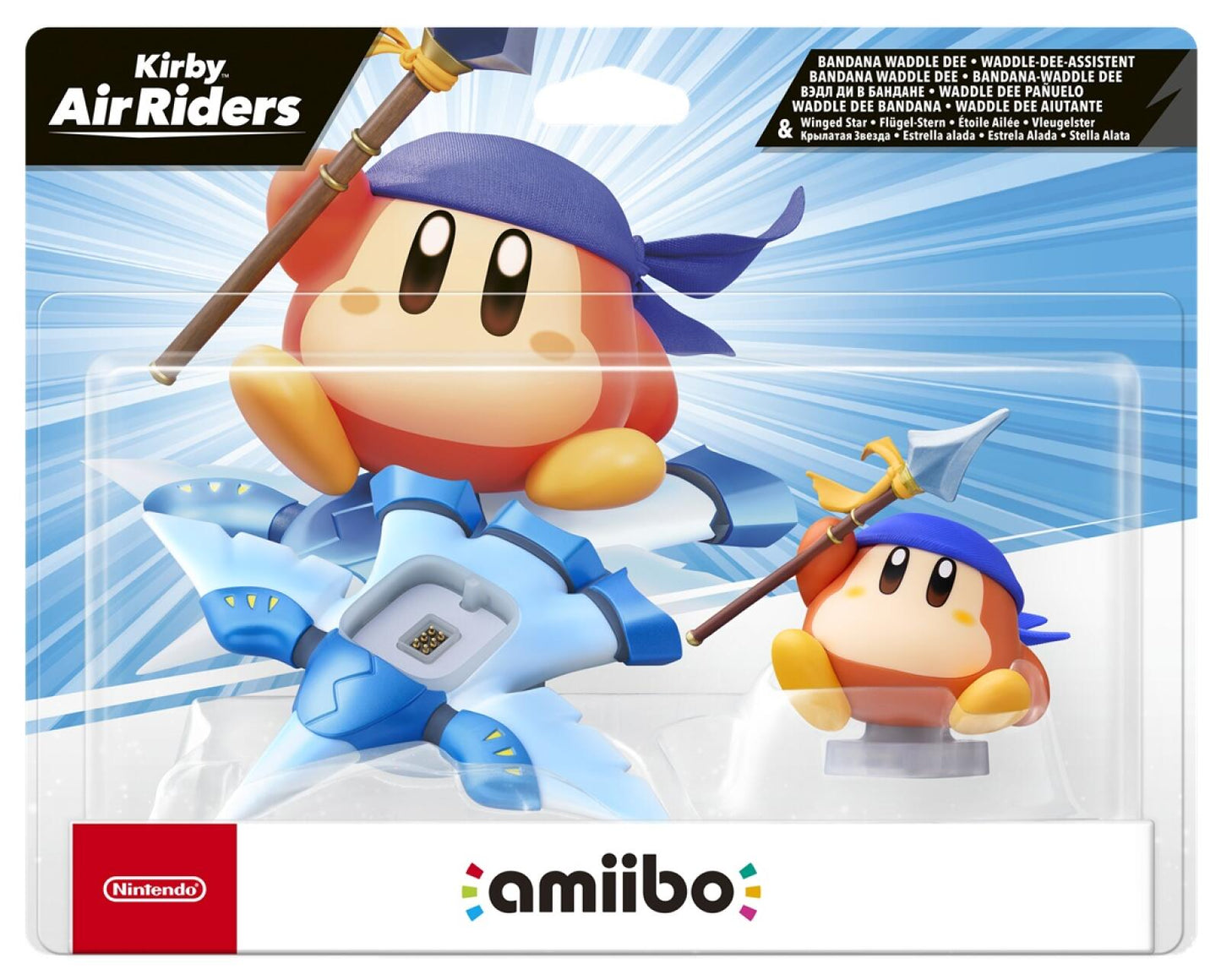 Nintendo Switch amiibo Kirby Air Riders - Bandana Waddle Dee & Winged Star