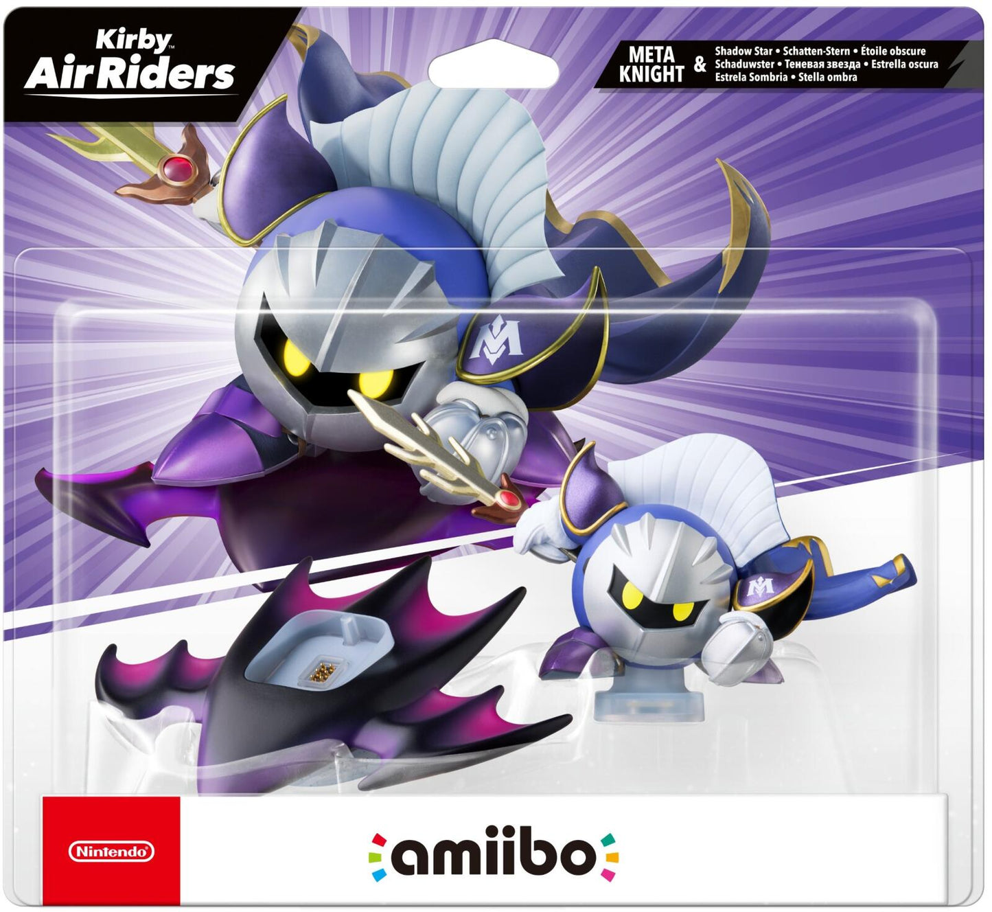 Nintendo Switch amiibo Kirby Air Riders - Meta Knight & Shadow Star