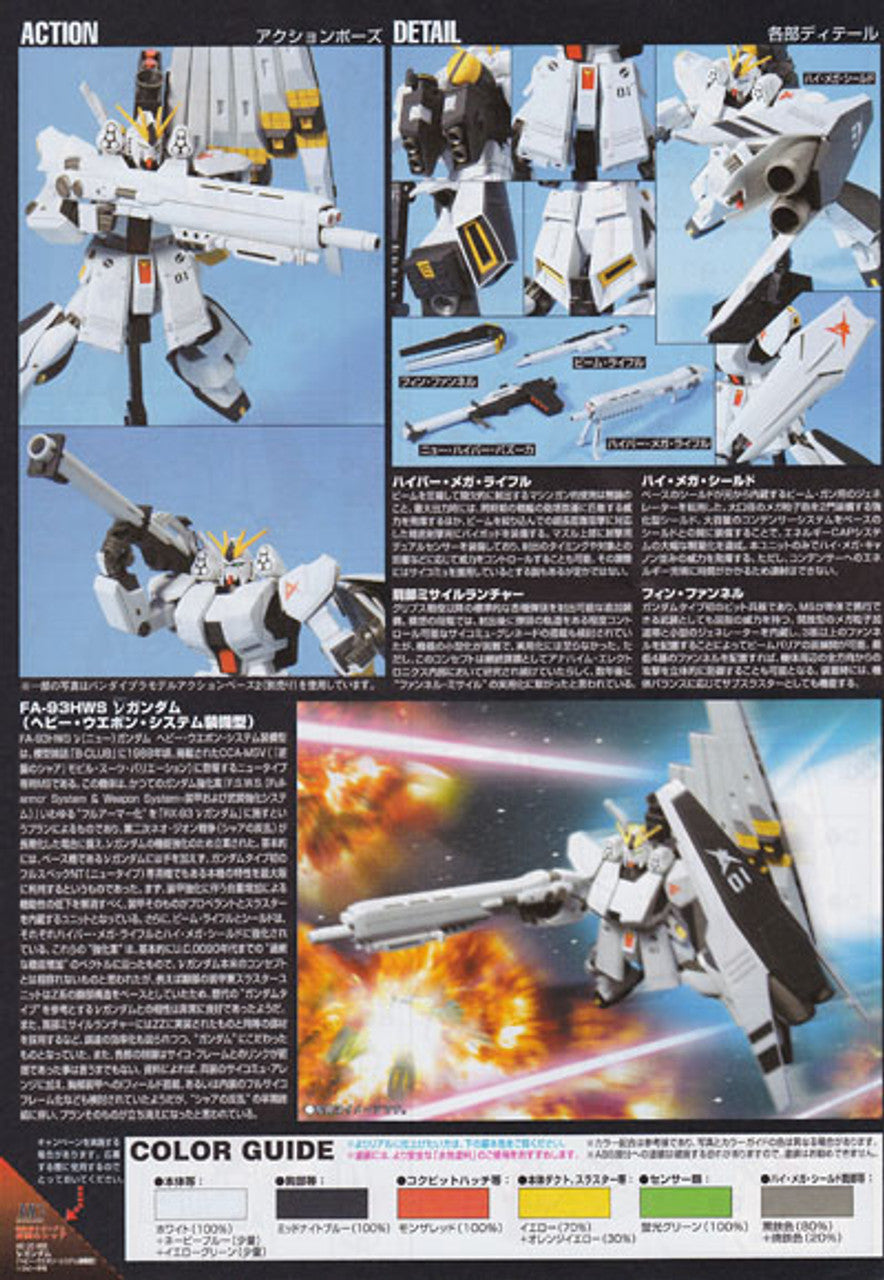 1/144 HGUC Nu Gundam (heavy Weapon System) - Good Games
