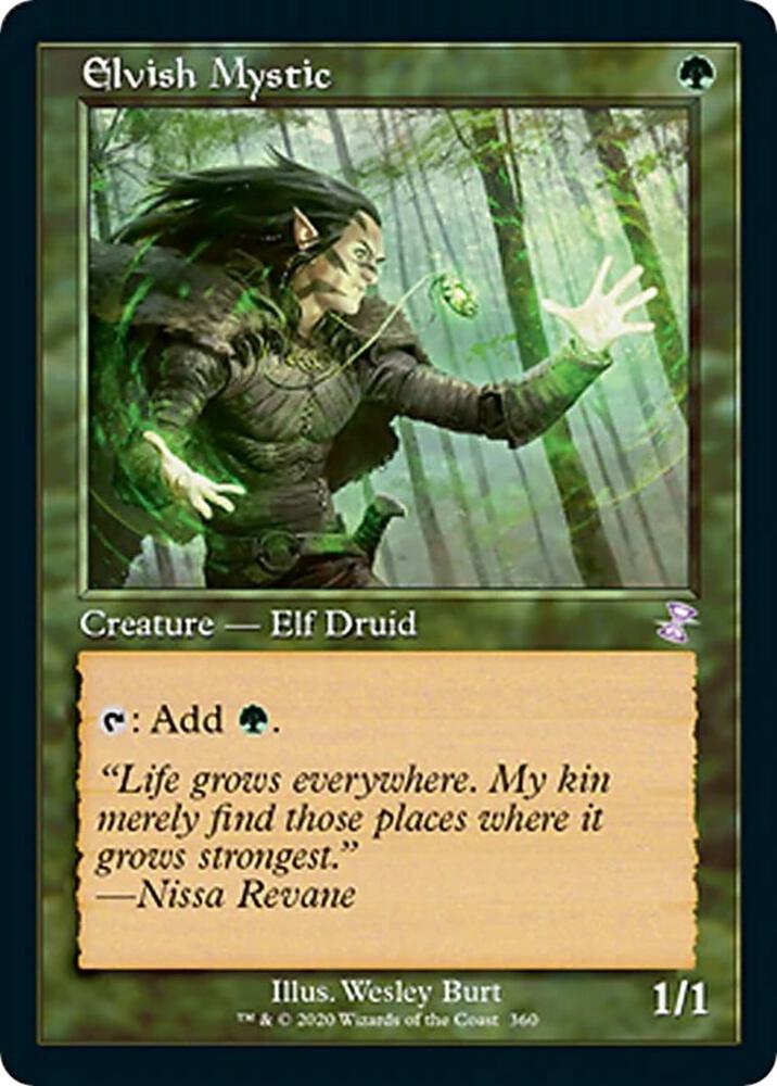 Elvish Mystic 360/289 (Time Spiral: Remastered)  - Foil