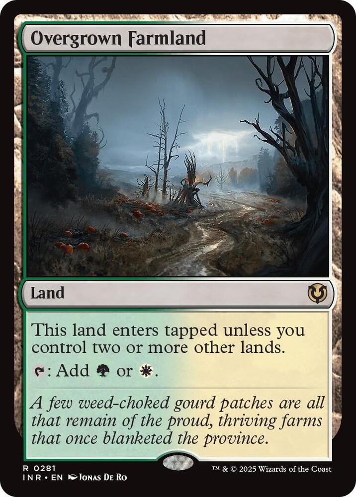 Overgrown Farmland 281 (Innistrad Remastered)  - Foil