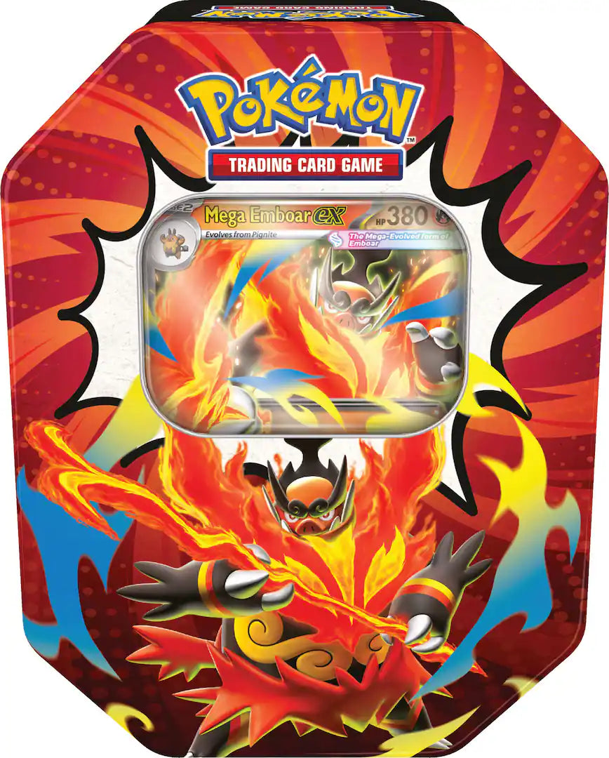 Pokémon TCG - Ascended Heroes Tin - Mega Emboar ex