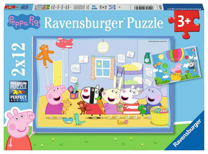 Ravensburger - Peppa's Adventures 2x12 Piece Jigsaw - Good Games