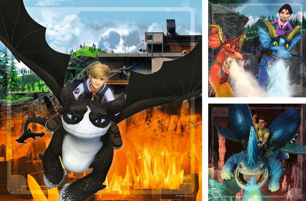 Ravensburger - Dragons WT 3x49 Piece Jigsaw - Good Games