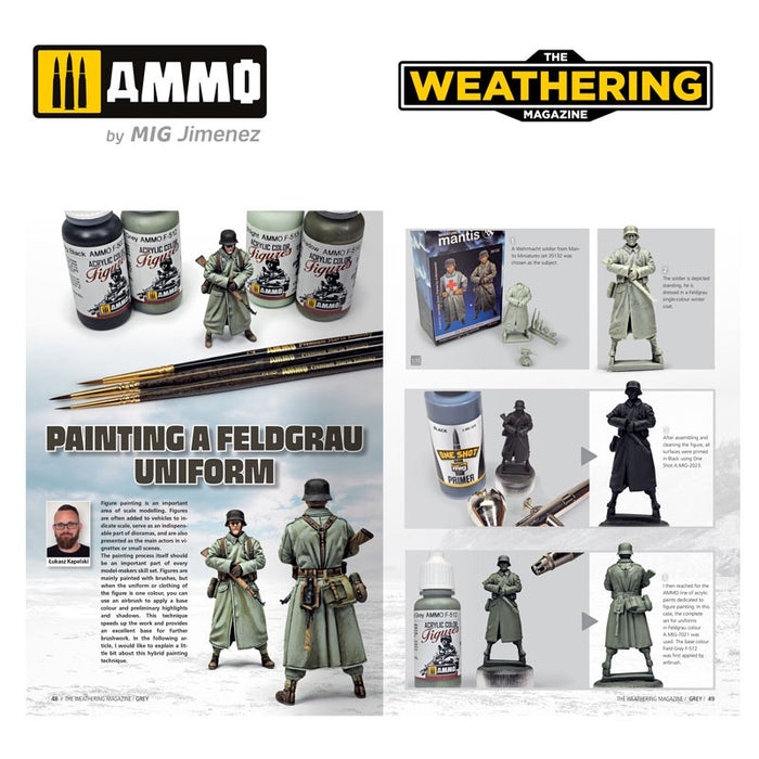 Ammo by MIG - Book - The Weathering Magazine 35 – Grey (Preorder) - Good Games