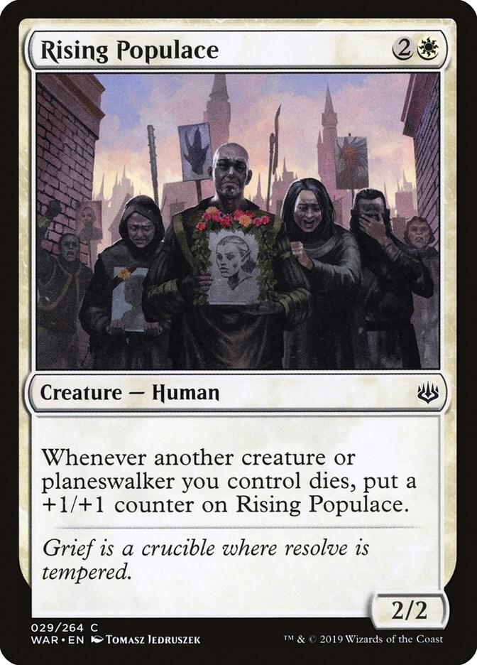 Rising Populace 29/264 (War of the Spark) 