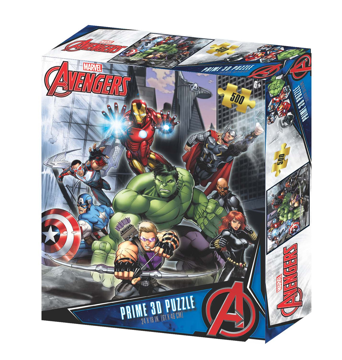 Prime3D Marvel Avengers - 500 Piece 3D Jigsaw - Good Games
