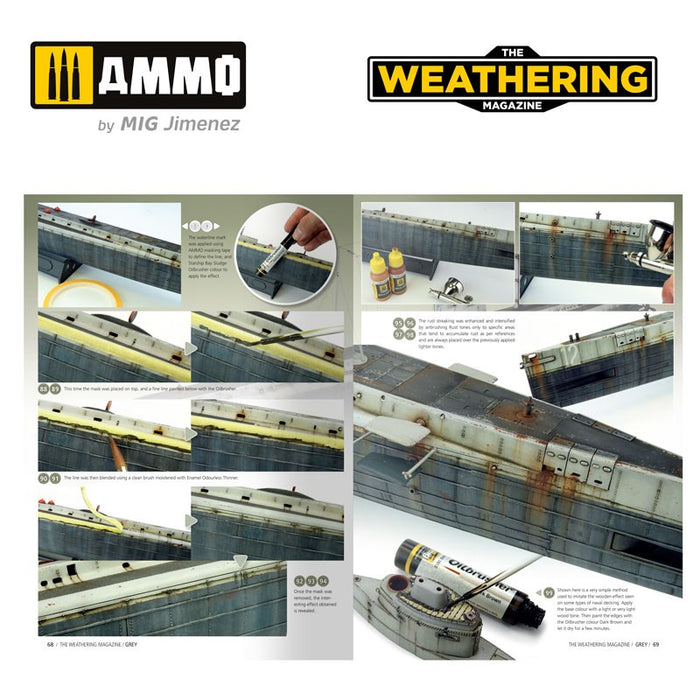 Ammo by MIG - Book - The Weathering Magazine 35 – Grey (Preorder) - Good Games