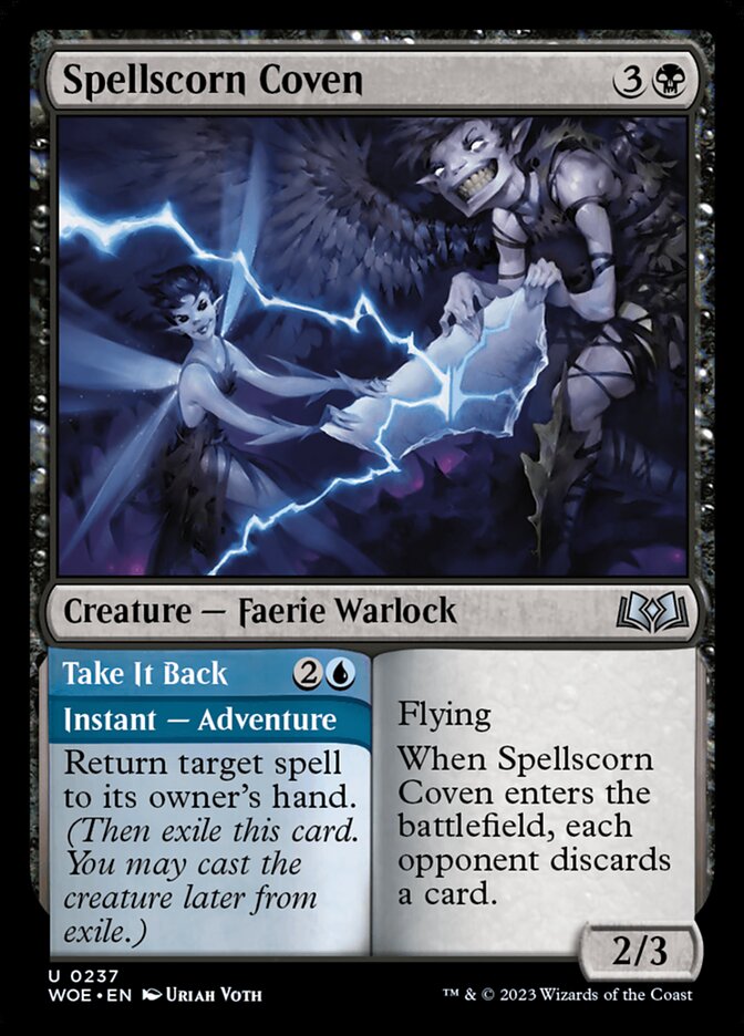 Spellscorn Coven // Take It Back 237 (Wilds of Eldraine)  - Foil