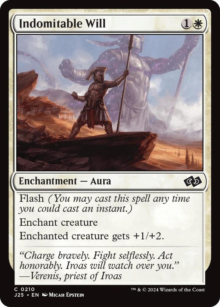 Indomitable Will 210/779 (Foundations Jumpstart) 