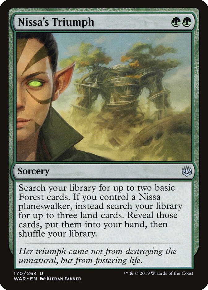 Nissa's Triumph 170/264 (War of the Spark) 
