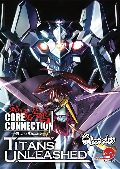 Retail box art for Core Connection: Titans Unleashed Expansion