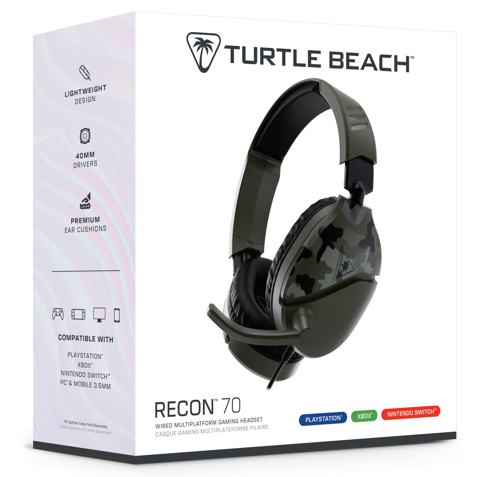 Turtle Beach Ear Force Recon 70 Wired On-Ear Headset - Green Camo - Good Games