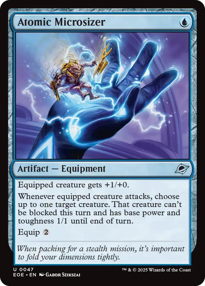 Atomic Microsizer 47/276 (Edge of Eternities)  - Foil