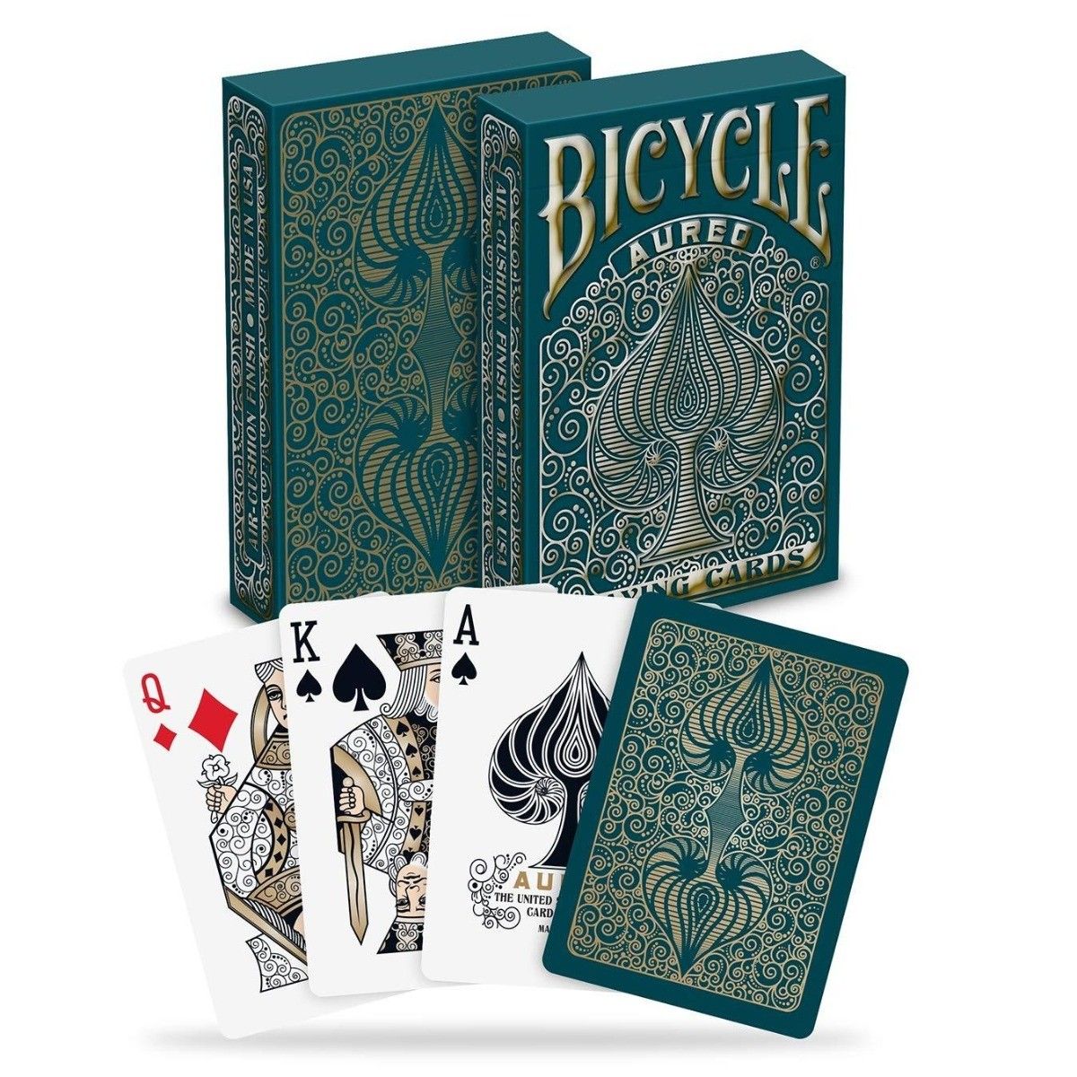 Bicycle Aureo Teal Poker