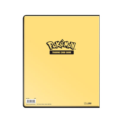 Yellow portfolio with text reading Trading Card Game