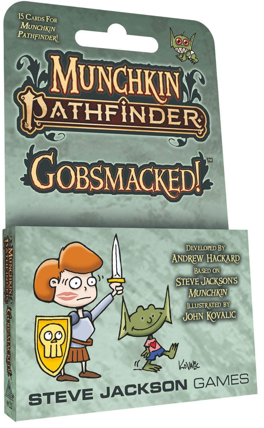 Steve Jackson Games Munchkin Pathfinder Gobsmacked! Card Expansion