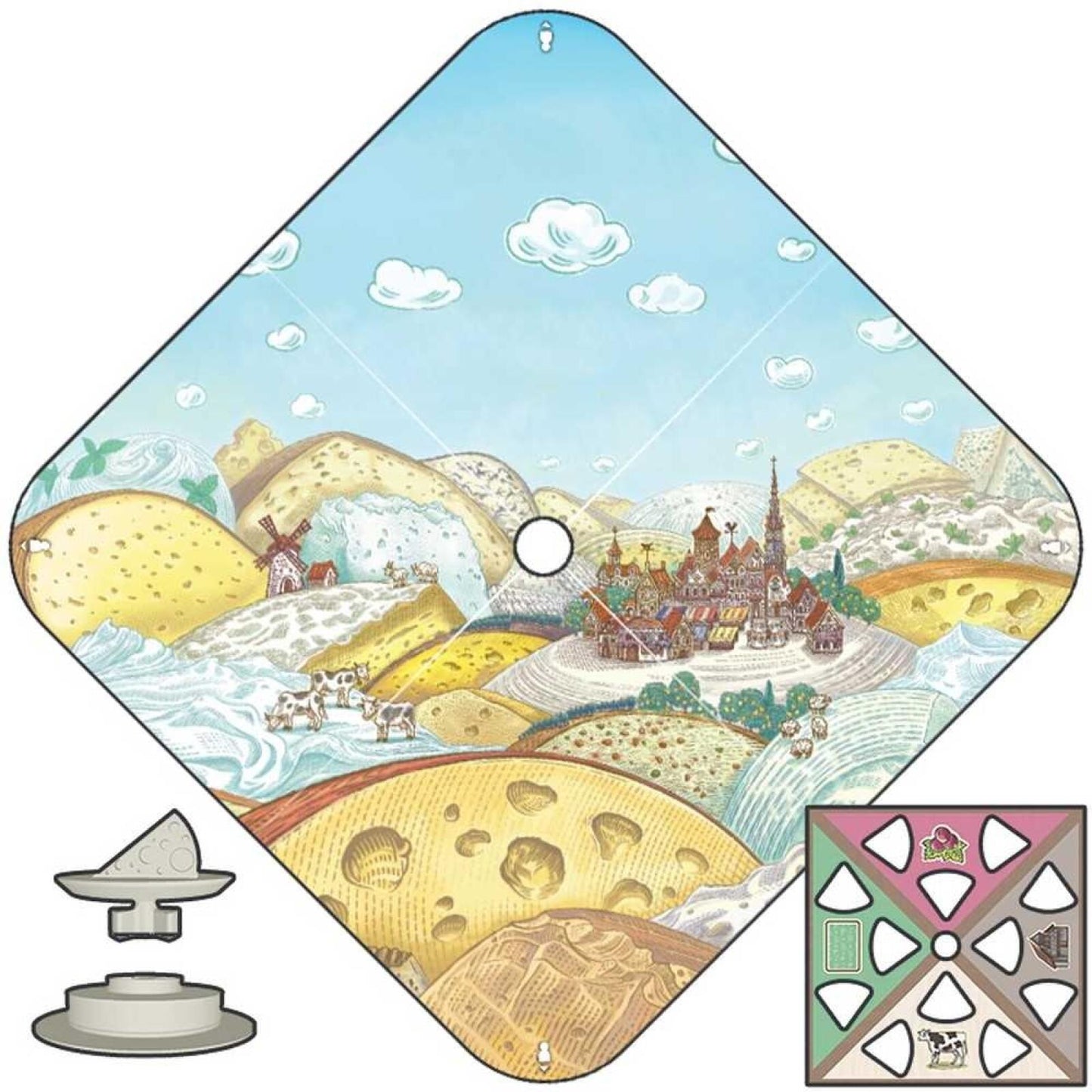 Road To Infamy Fromage - Lazy Susan with Play Mat Upgrade Kit