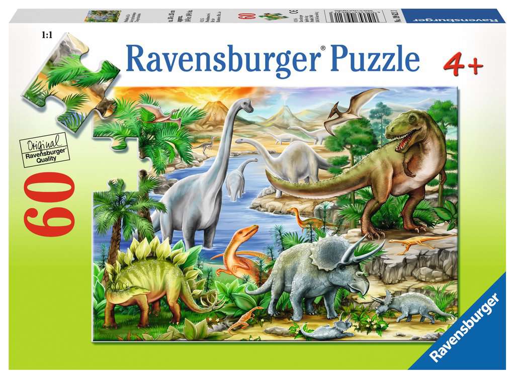 Ravensburger - Prehistoric Life - 60 Piece Jigsaw - Good Games