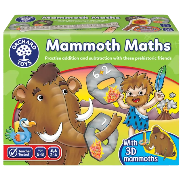 Orchard Toys - Mammoth Maths - Good Games