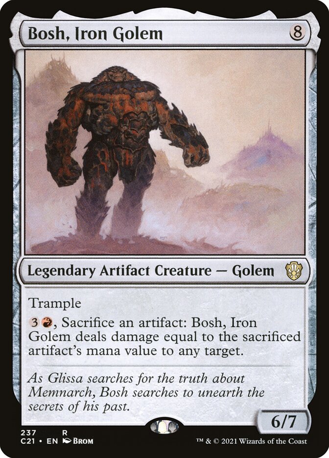 Bosh Iron Golem 237 (Commander 2021) 