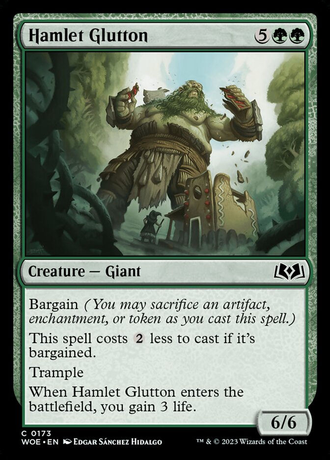 Hamlet Glutton 173/276 (Wilds of Eldraine) 