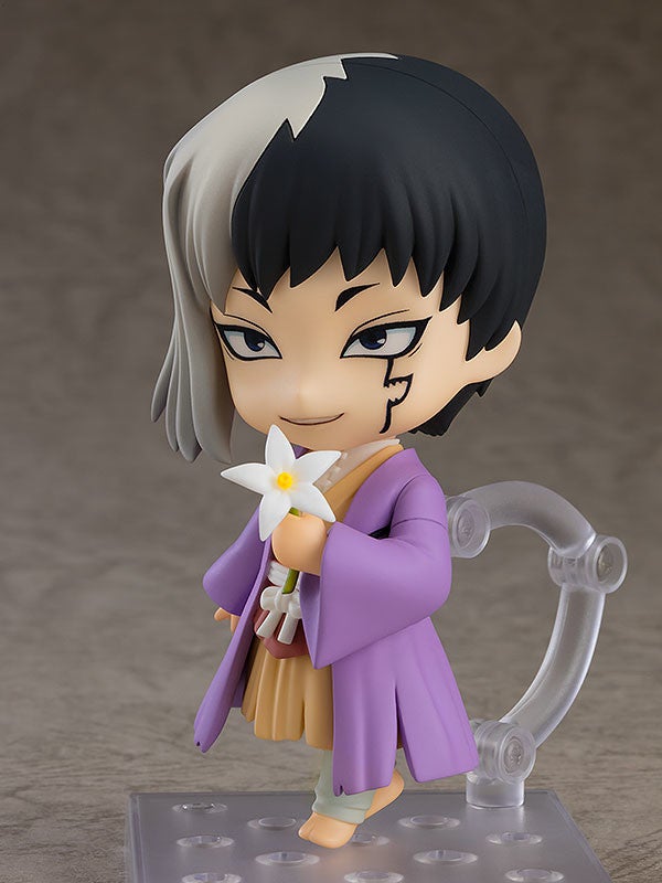 Nendoroid Gen Asagiri posed with effect parts and dramatic expression