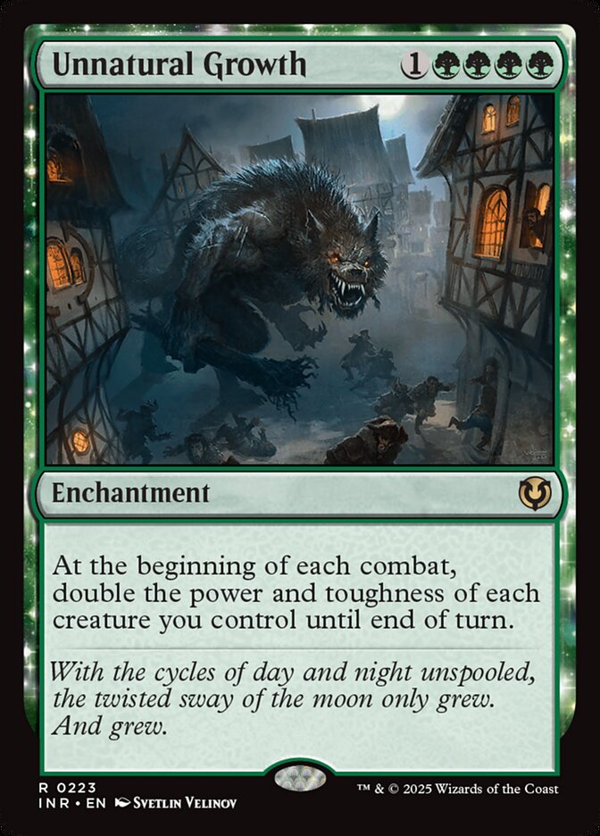 Unnatural Growth 223/287 (Innistrad Remastered)  - Foil