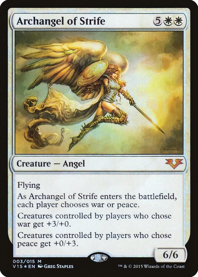 Archangel of Strife 3/15 (From the Vault: Angels)  - Foil