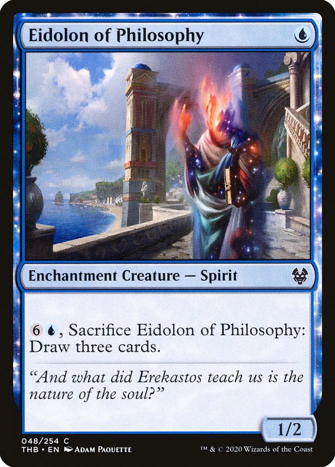 Eidolon of Philosophy 48/254 (Theros Beyond Death)  - Foil