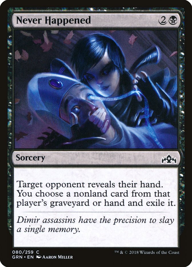 Never Happened 80/259 (Guilds of Ravnica) 